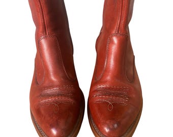 Vintage'owe botki w stylu western z lat 80. i 90. Rozmiar 10 AU.