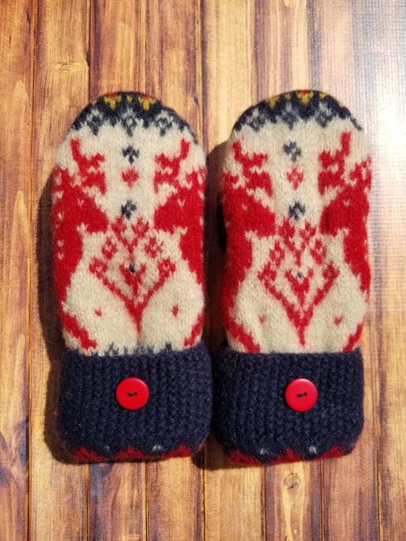 womens sweater mittens