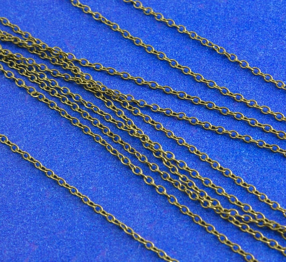 5m 2x3mm 5 colors Plated Brass Soldered Chain Flat Cable Chain 10m 16ft // 32ft