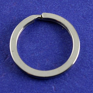 10 pcs- 25mm Silver Split Ring, 25 mm, 12 Gauge, Antiqued Silver Key Ring, 1 inch Silver Split Ring- SP-B03294