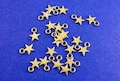 20 pcs -Gold Star, 8mm Tiny Star Charm, 5 Pointed Star Pendant- GP-B00996