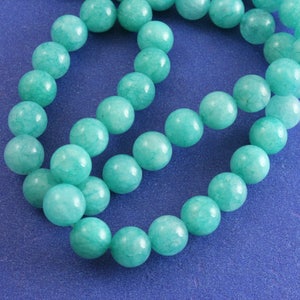 24 pcs -Agate (Dyed) Loose Beads Round Green Blue Faceted About 8mm (3/8") Dia, Hole: Approx 1mm- BD-B36996
