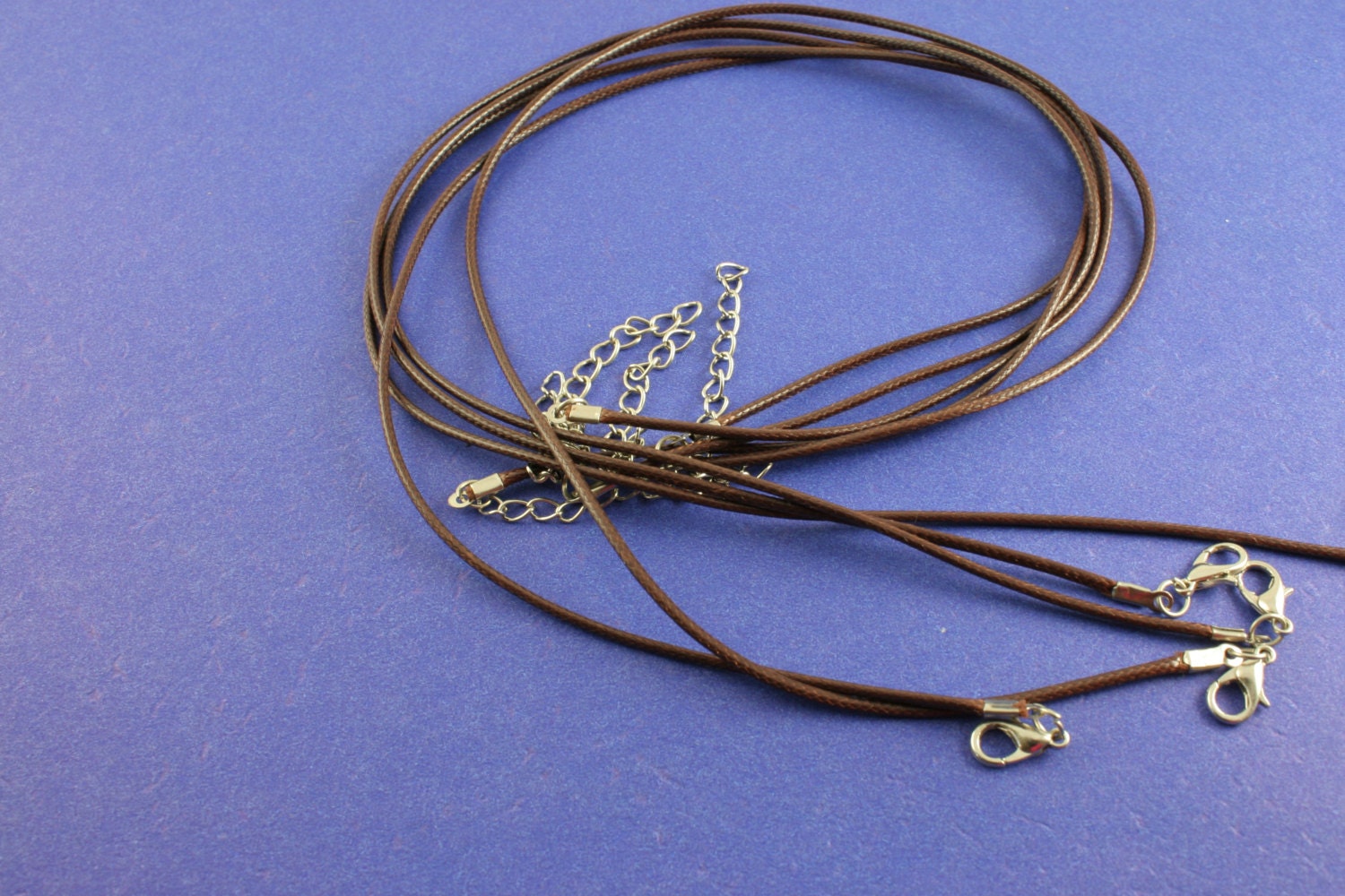 Free Ship 10Pcs Leather Braid Rope Hemp Cord For Necklace Lobster Clasp 46cm Free Ship 10Pcs Leather Braid Rope Hemp Cord For Necklace Lobster Clasp 46cm