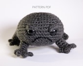 パターン ブラックレインフロッグ - あみぐるみカエル - Etsy 日本