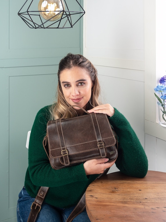 Retro Brown Leather Mini Satchel Bag Small Vintage Crossbody Purse Cute Mini Messenger Bag for Women Etsy Ireland