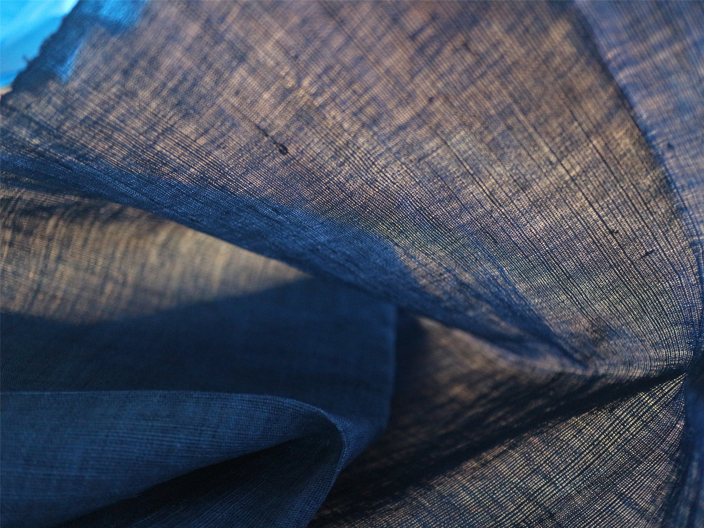 Ramie fabric by yardnatural colthingindigo Fabric45CM/60cm Etsy