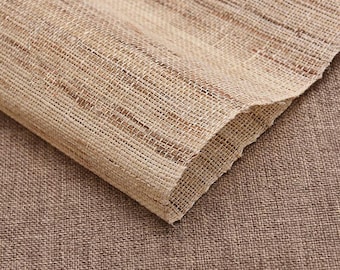 Chinese fabric, ramie fabric ,natural colthing,plain Fabric-1yard ramie curtain Fabric,ramie trim