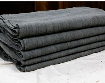 chêne Tissu teint, écharpe grise teint à la main, tissu teint en coton 100% coton tissé pourpre