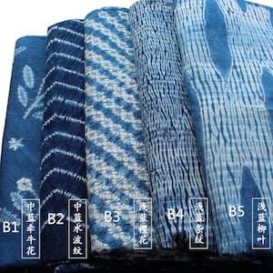 Indigo cotton fabric,cotton blue fabric, Natural Dyed Fabric in few Qty