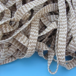 Natural Burlap and cotton Ribbon-2cm,Natural Jute Ribbon,Burlap Ribbon, Jute lace