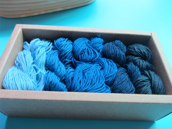 5colors chaque bleu Indigo teint coton fil 50 m pour chaque 5colors couleur, fil 100 % coton pour Wabi Sabi, broderie Sashiko, pompons et Kumihimo e20ac2 5colors chaque bleu Indigo teint coton fil 50 m pour chaque 5colors couleur, fil 100 % coton pour Wabi Sabi, broderie Sashiko, pompons et Kumihimo e20ac2