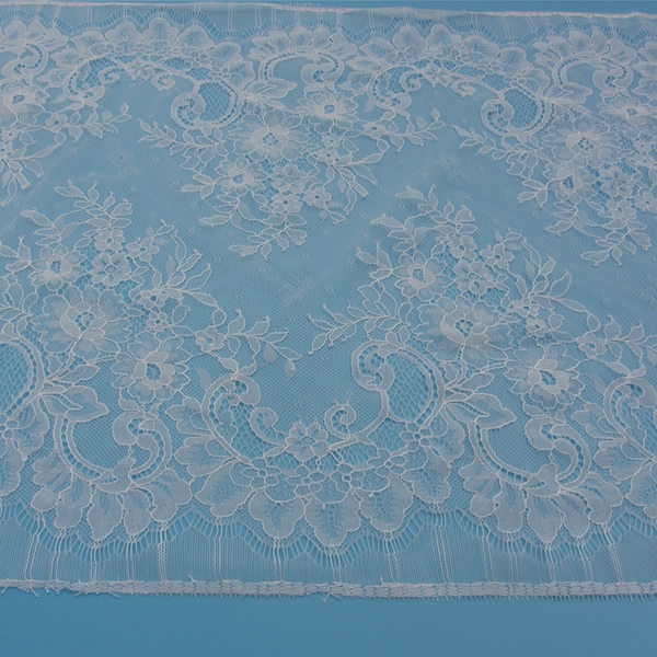 white dress Lace trim sell by meter off white for Shawls, lace Mantilla, Victorian Gowns, lace Lingerie