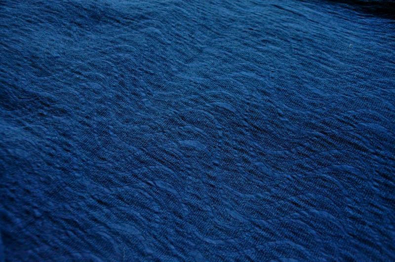 Natural Dyed Fabric Indigo Slub cotton fabirc Indigo blue | Etsy