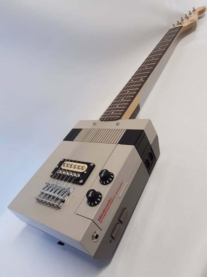 NES Nintendo Electric Guitar / Classic Console Mario Zelda Etsy