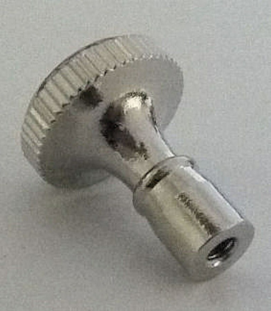 Nickelplated turn knob lamp part switch with 436 threaded Etsy