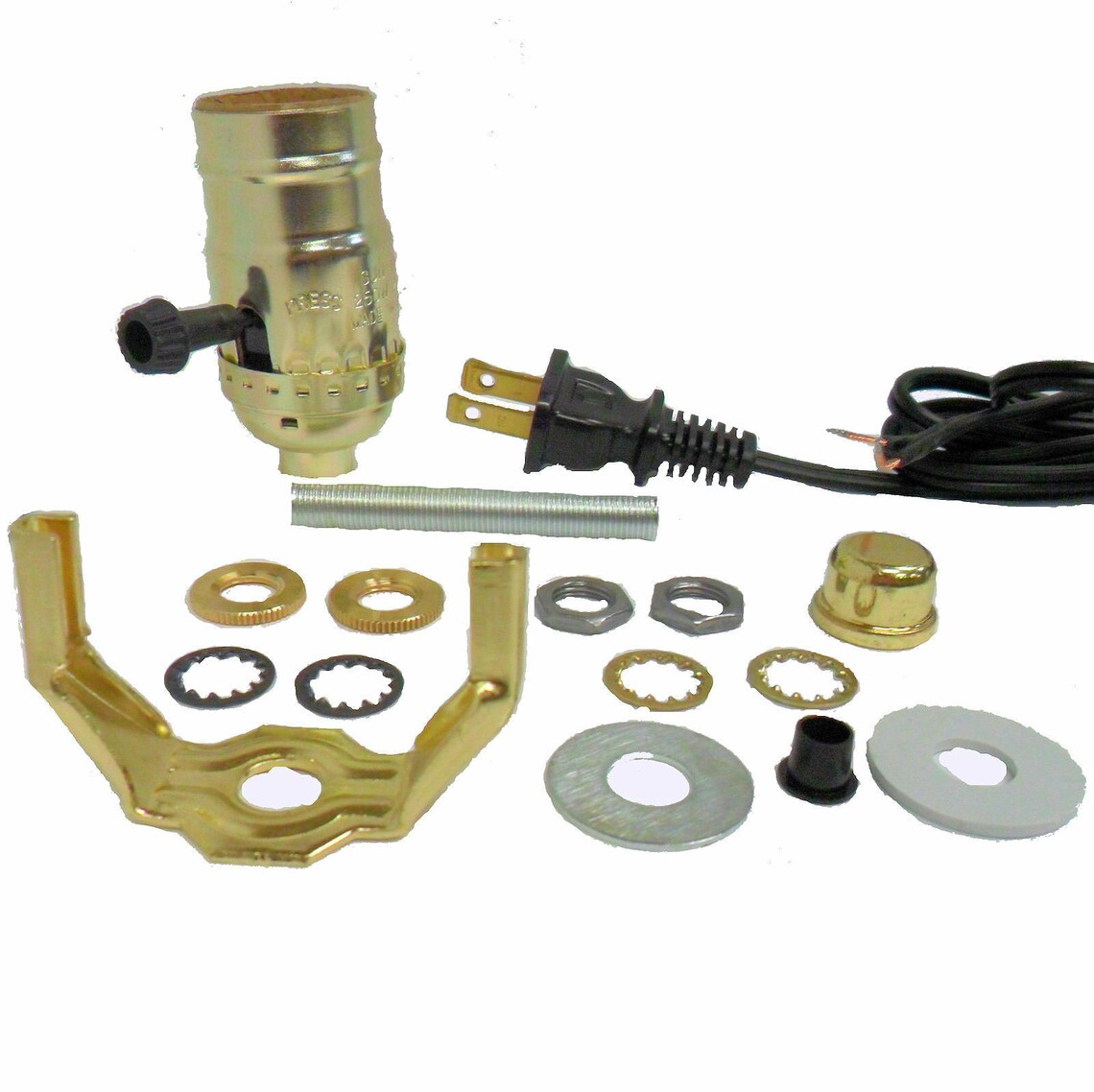 Lot of 10...lamp Part Kit Brown Cord On/off Socket Etsy