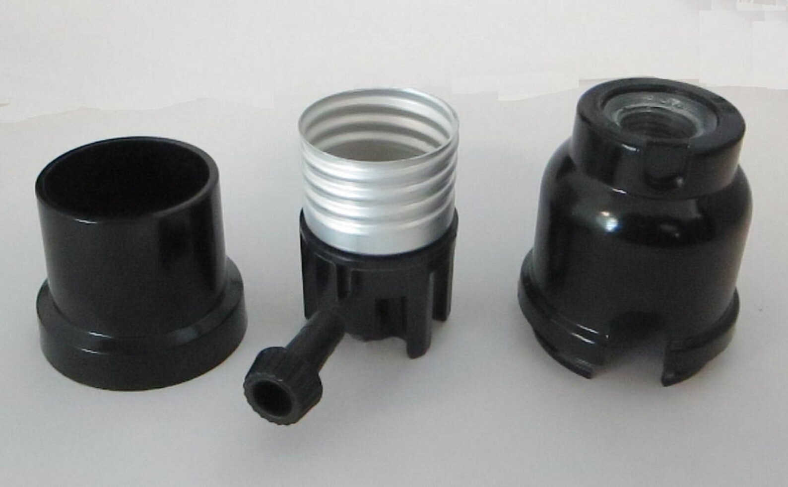 Phenolic Lamp Socket 3Way w/Large Hole 1/4 IPS Etsy