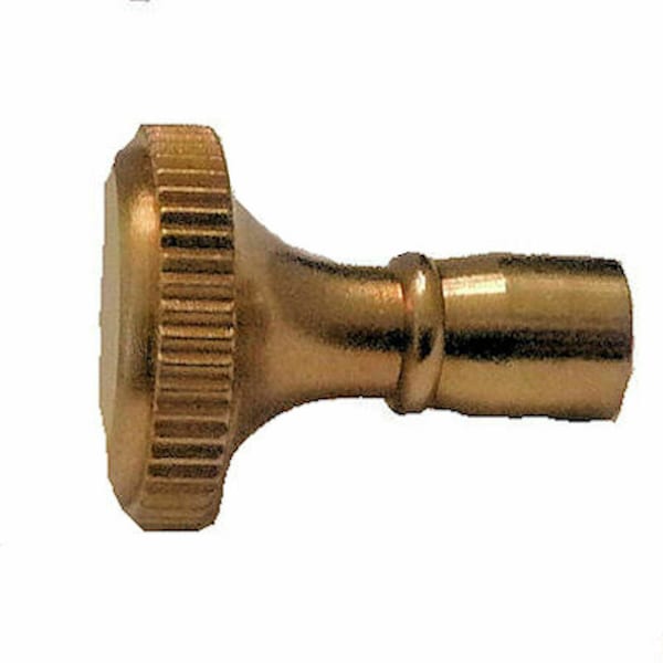 Solid brass turn knob 4-36 switch for lamp part socket: brass, nickel or antique brass