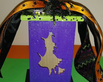 Lighted Witch Decor,Halloween Lighted Decoration,Halloween Party Decor,Halloween Centerpiece,Lighted Kids Party Decor,Halloween Decor