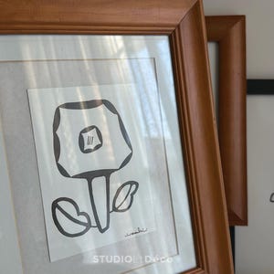 Peinture : Fleurs éclatantes - PD005 | LIVRAISON GRATUITE en Australie | Peinture/dessin original à la main | Encre, aquarelle | Jeu de cartes.