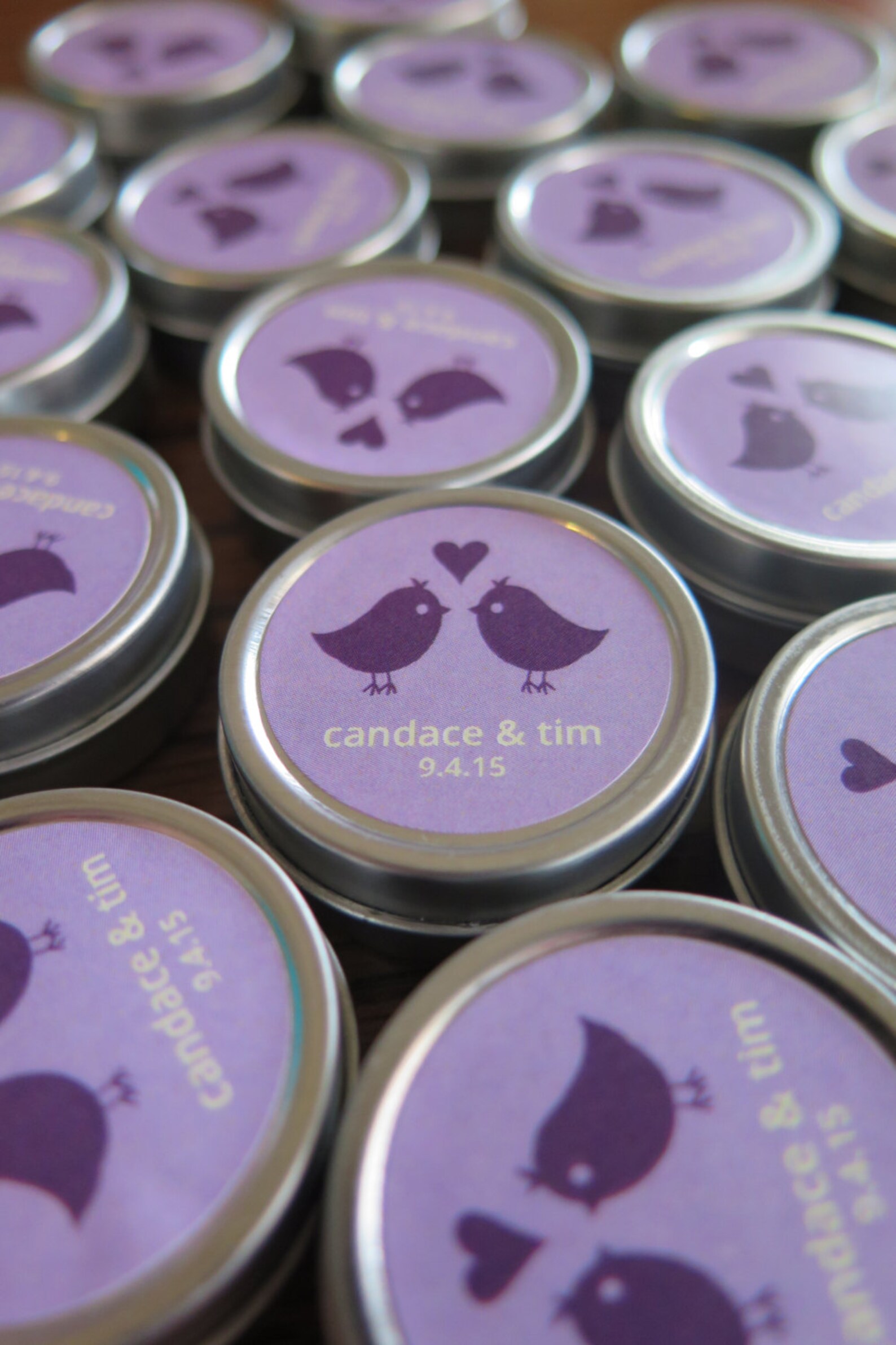 100 Customized Lip Balms for wedding or shower favors Etsy