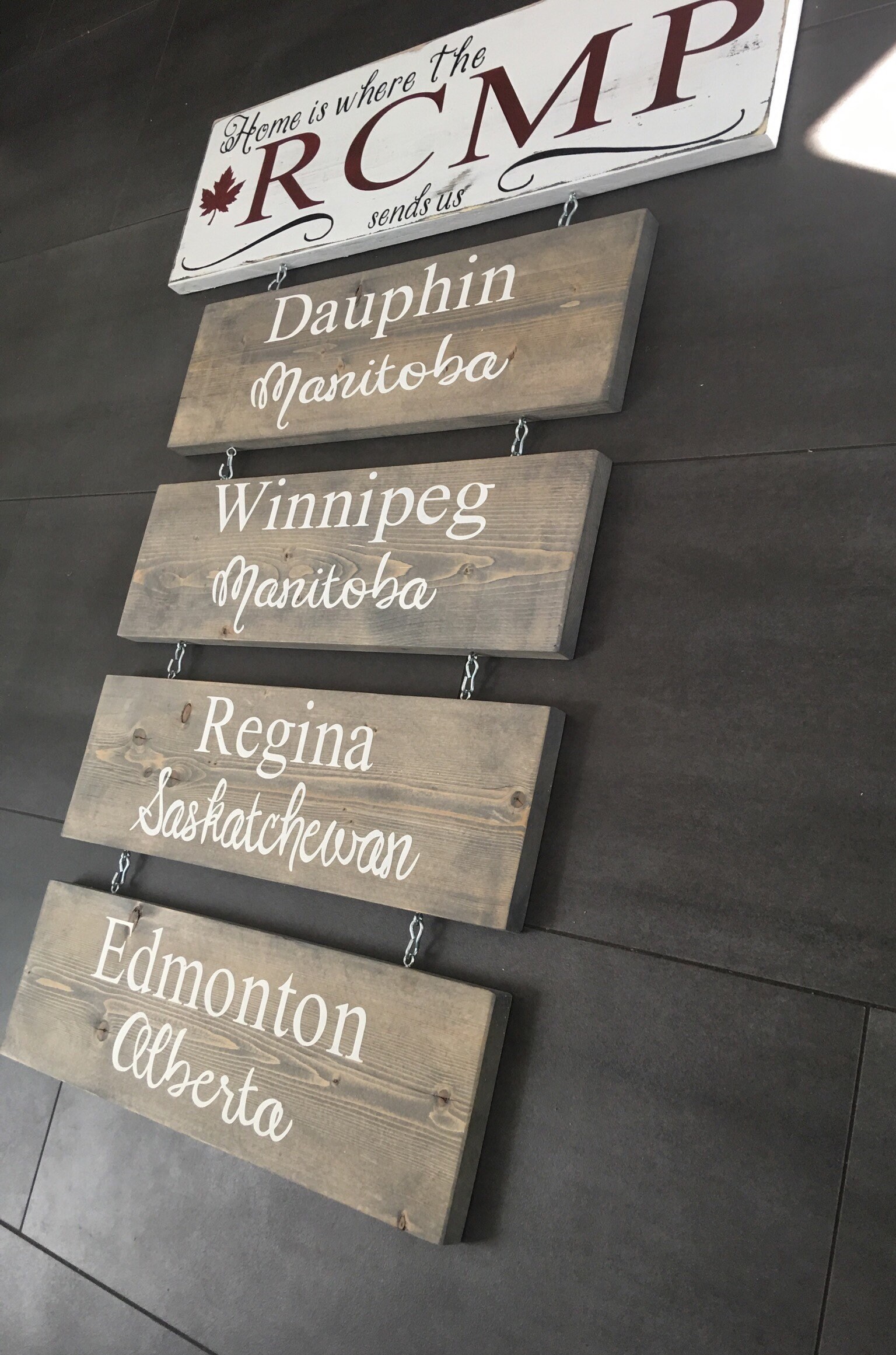 Home is where the RCMP sends us rcmp rcmp art rcmp gift Etsy