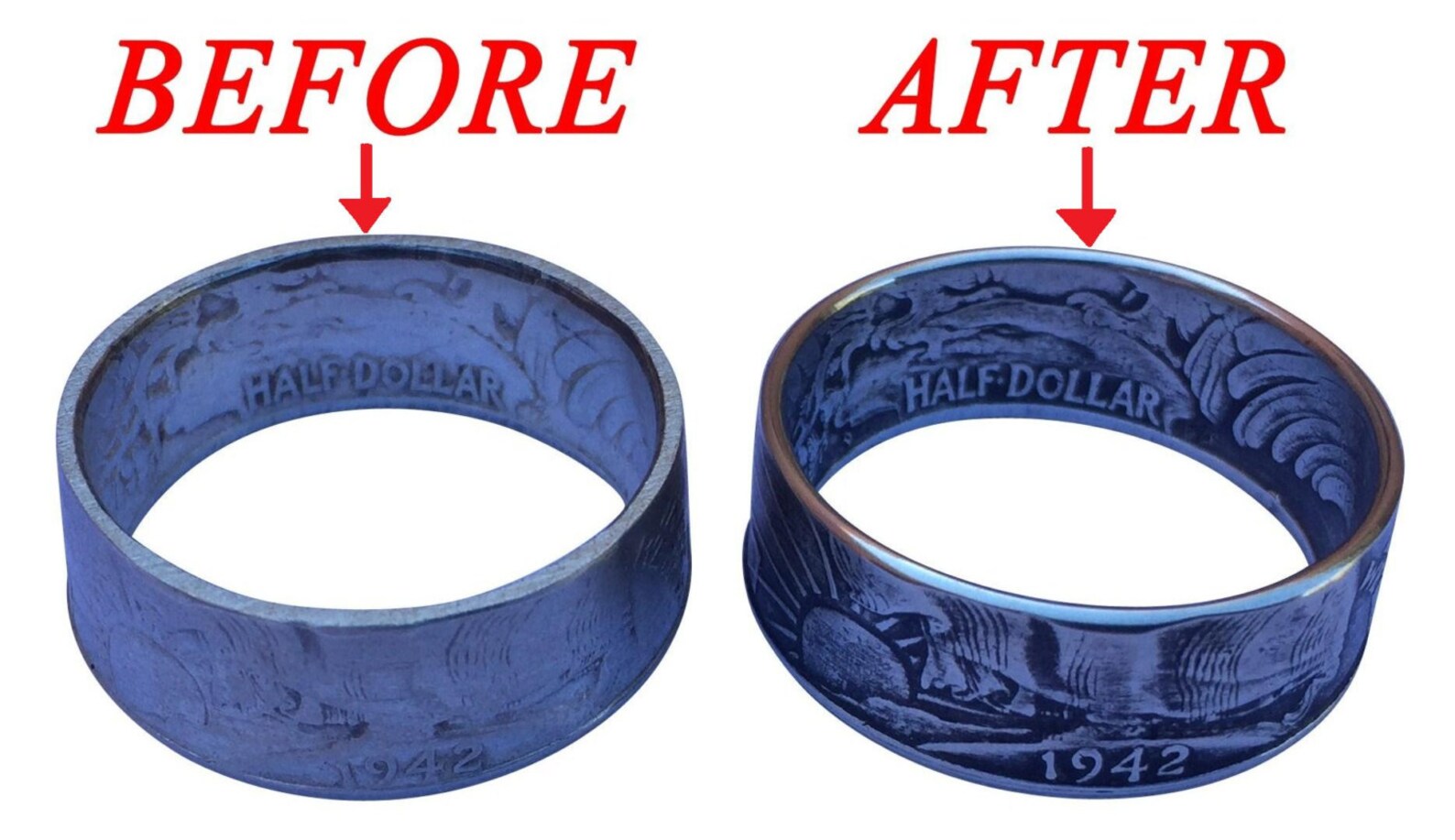 Coin Ring Repair and Finish KIT for Removing Rough Edges Etsy Canada