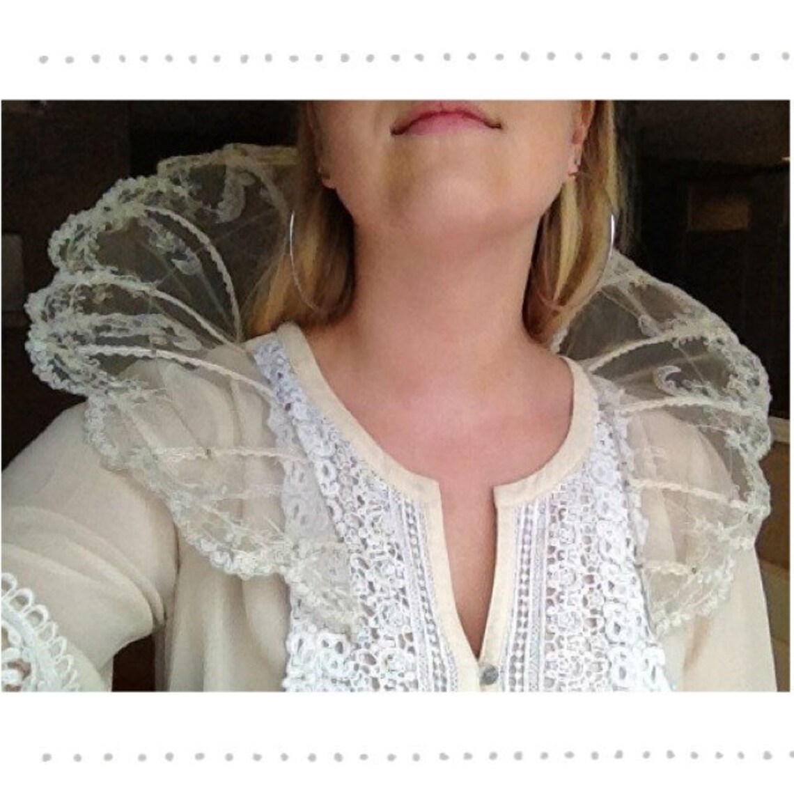 Elizabethan 'Whisk' Collar Renaissance Standing Neck Etsy