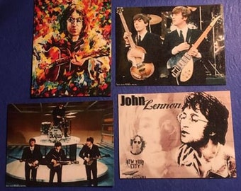 4 Beatles Magnets