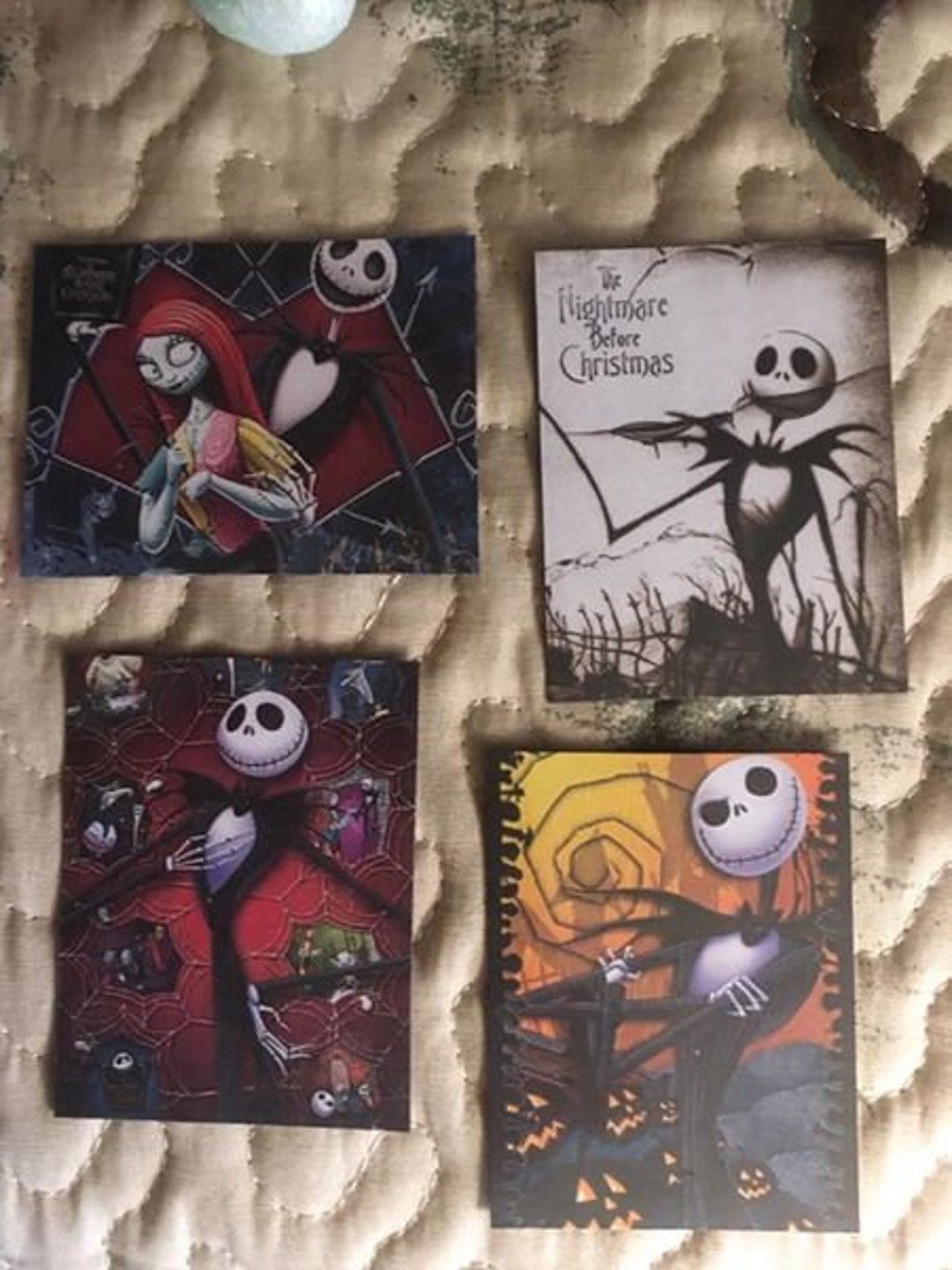 Set of 4 Nightmare Before Christmas Etsy