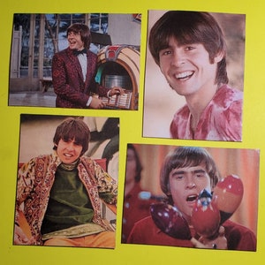 4 Davy Jones Magnets! Monkees!