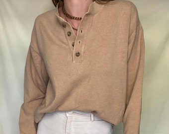 Yangxinyuan Mens Casual Long Sleeve Henley Pullover Sweater Fashion Button Knit Sweater Yangxinyuan Mens Casual Long Sleeve Henley Pullover Sweater Fashion Button Knit Sweater