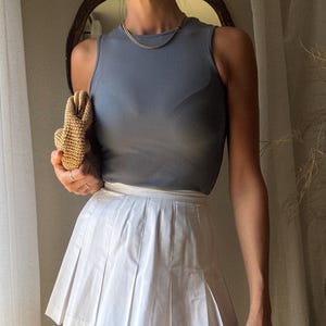 Vintage Steel Grey Tank Top