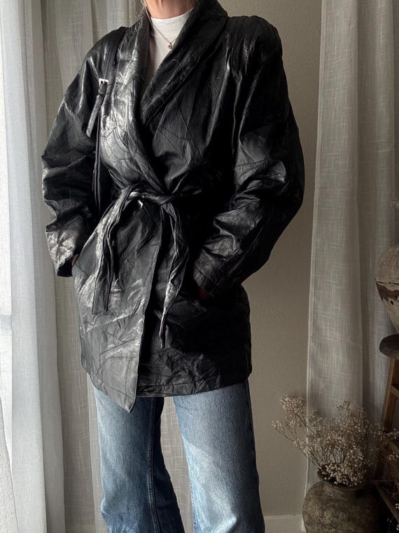 レディース 80s-90s NORDSTROM 2way leather jacket