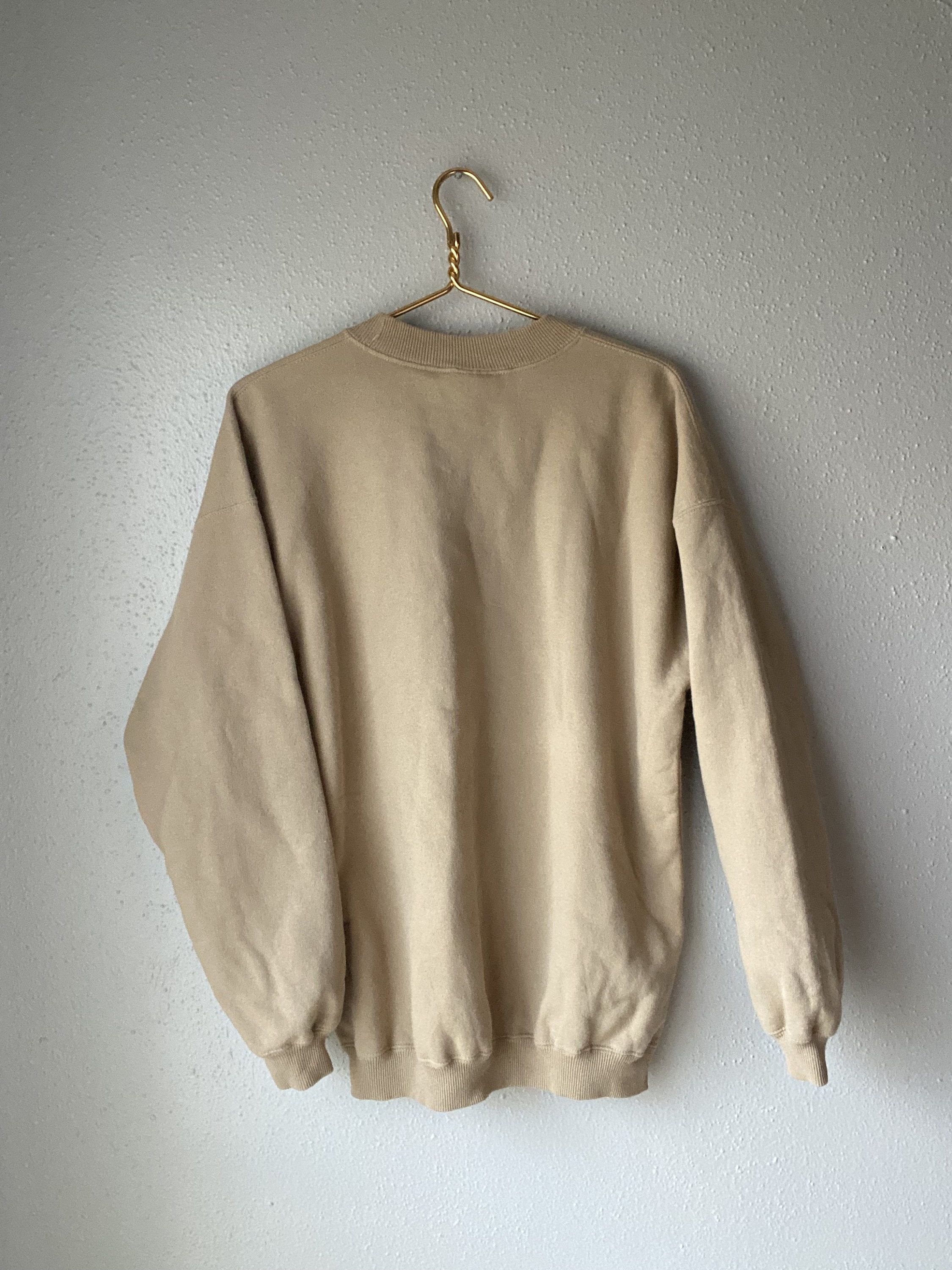 Vintage Beige Khaki Sweatshirt Vintage Beige Khaki Sweatshirt