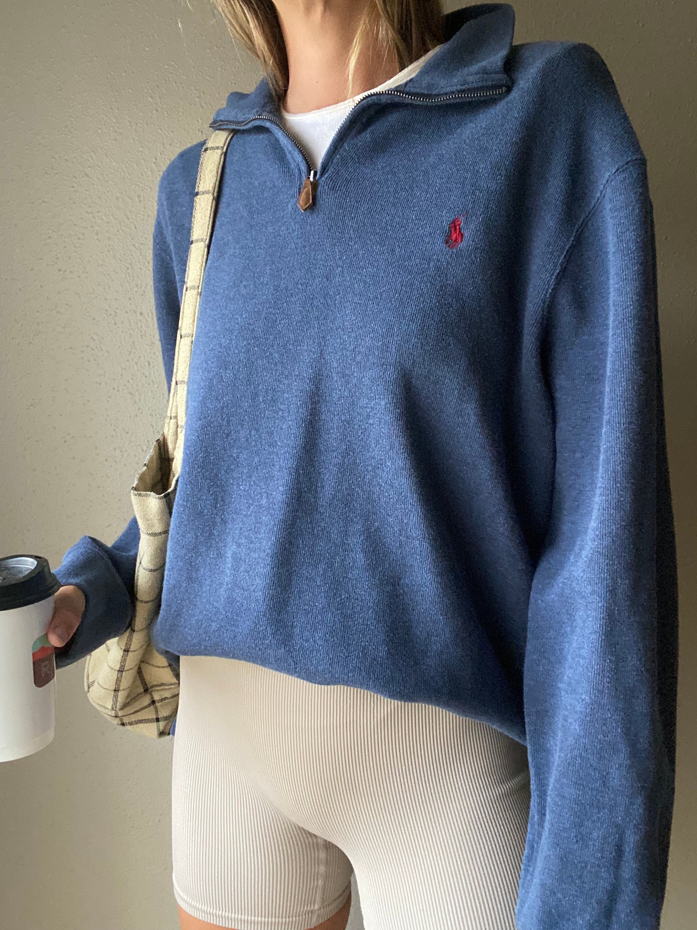 Vintage Tommy Hilfiger USA Athletics 1/4 Zip (Size XL) — Roots