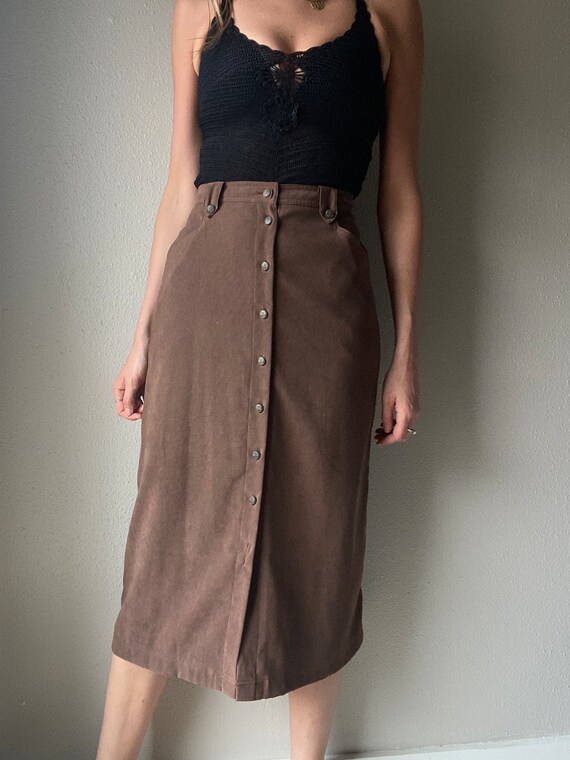 Buttons front skirt Gem