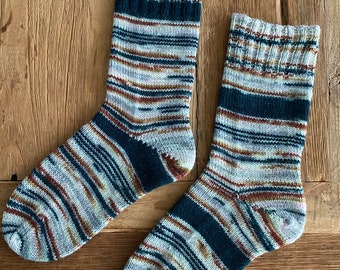 Knitted socks, size 38-40