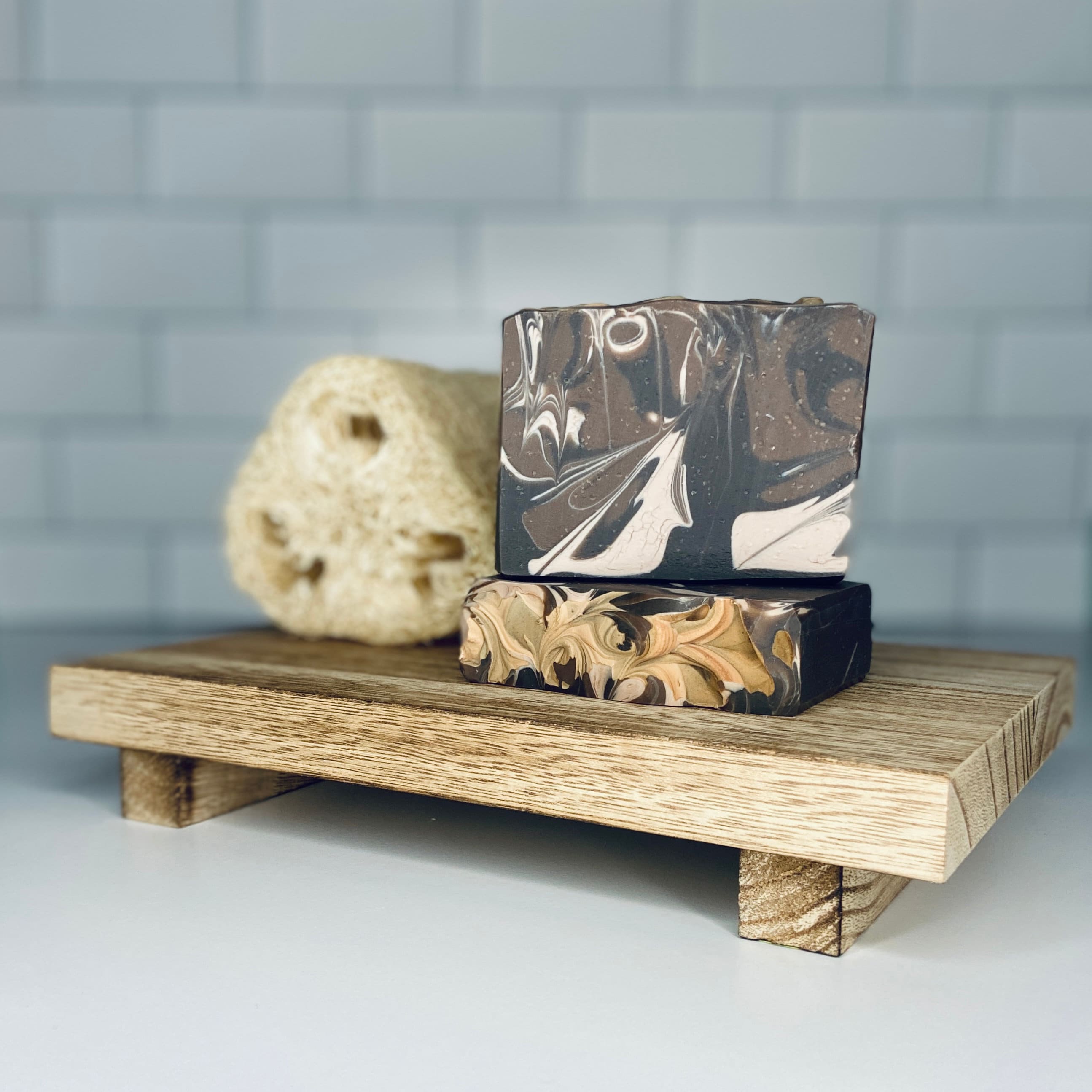 tobacco and leather soap Tobacco and Leather Handmade Soap | Mens Soap