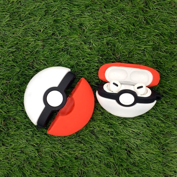 Pokeball Airpod Case - 1/2 and Pro - Free Sticker Included