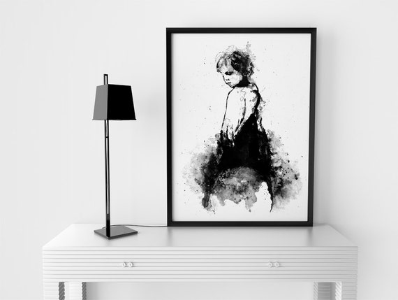 Dreamy Girl Hiding Behind Big Leaves - Hands Dream Mood Young Woman -  Monochrome Line Art Pencil Illustration by MadliArt Art Board Print for  Sale by MadliArt