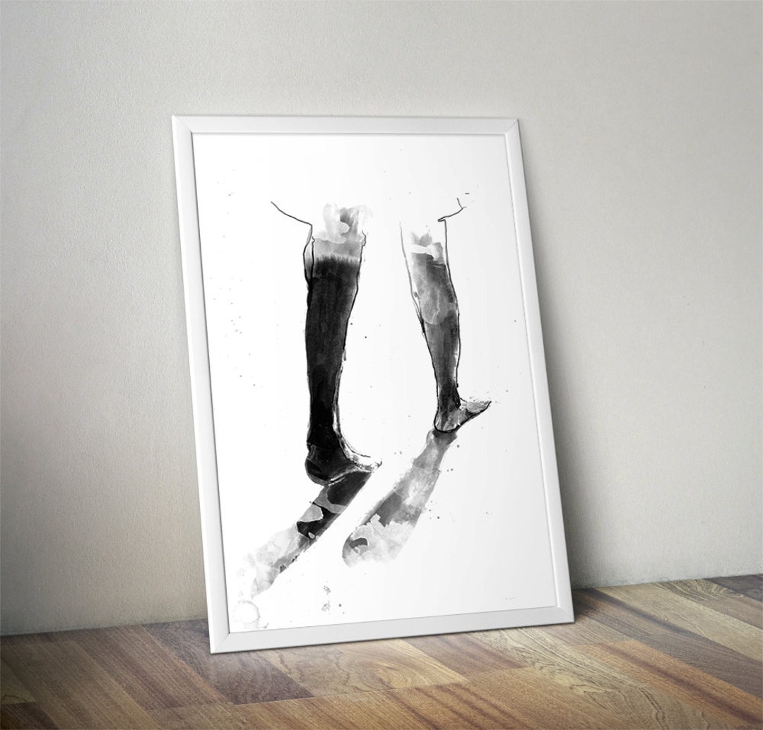 Steps, Ink Print, Black and White Art, Art Print, Wall Art, Ink Art