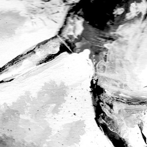 Walking on Clouds, Black and White, Art Print, Little Girl, Clouds ...