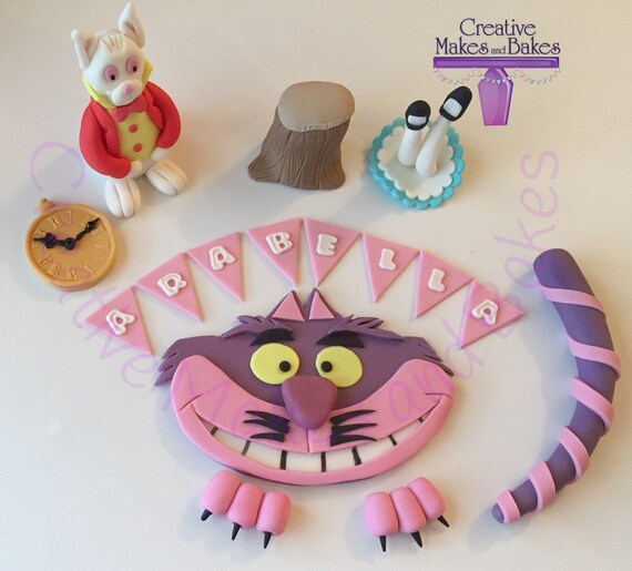 Alice In Wonderland Mad Hatter Pocket Watch Cheshire Cat White Etsy