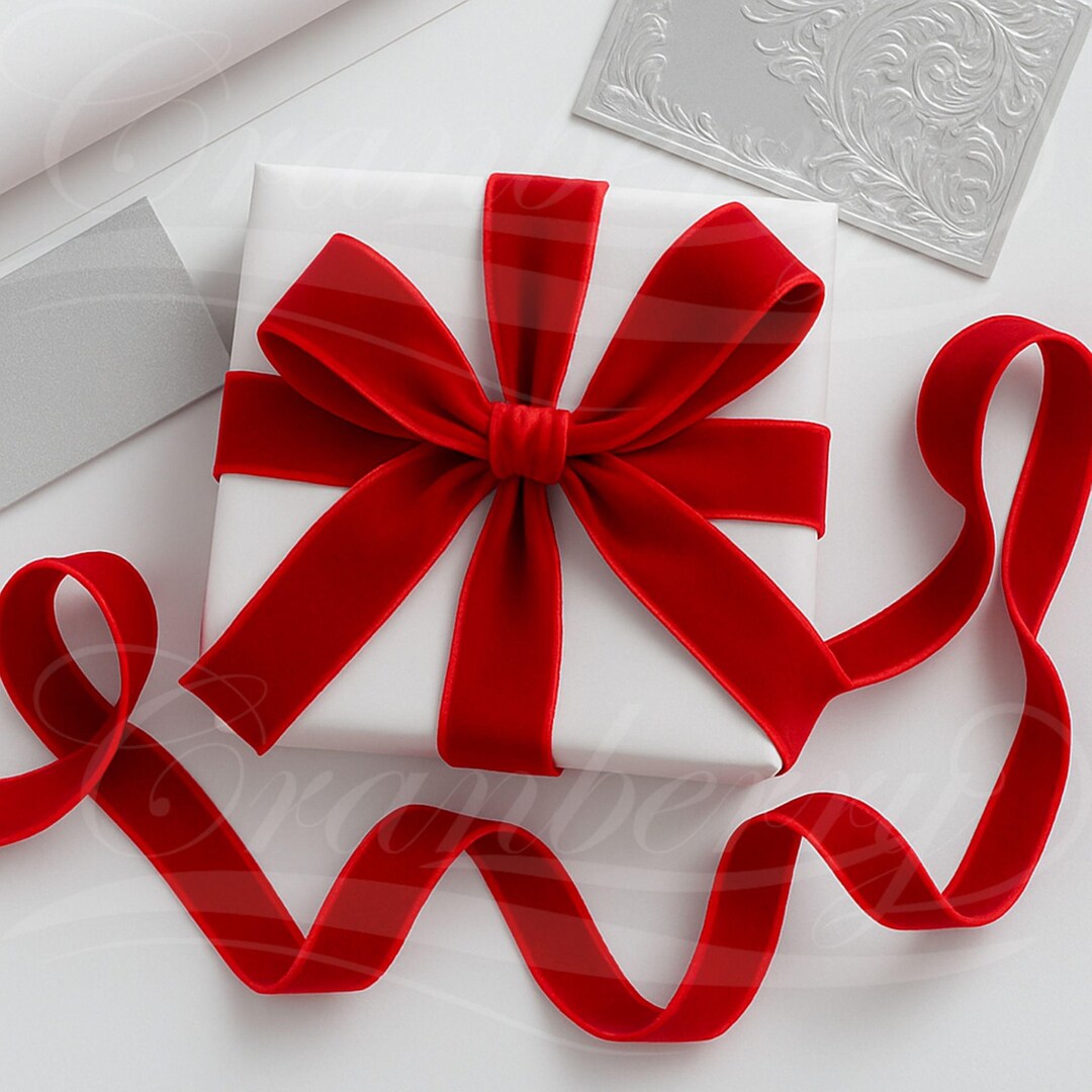 Red Velvet Ribbon: 1.5 Inch Wide, Crafts & Gift Wrapping - Etsy