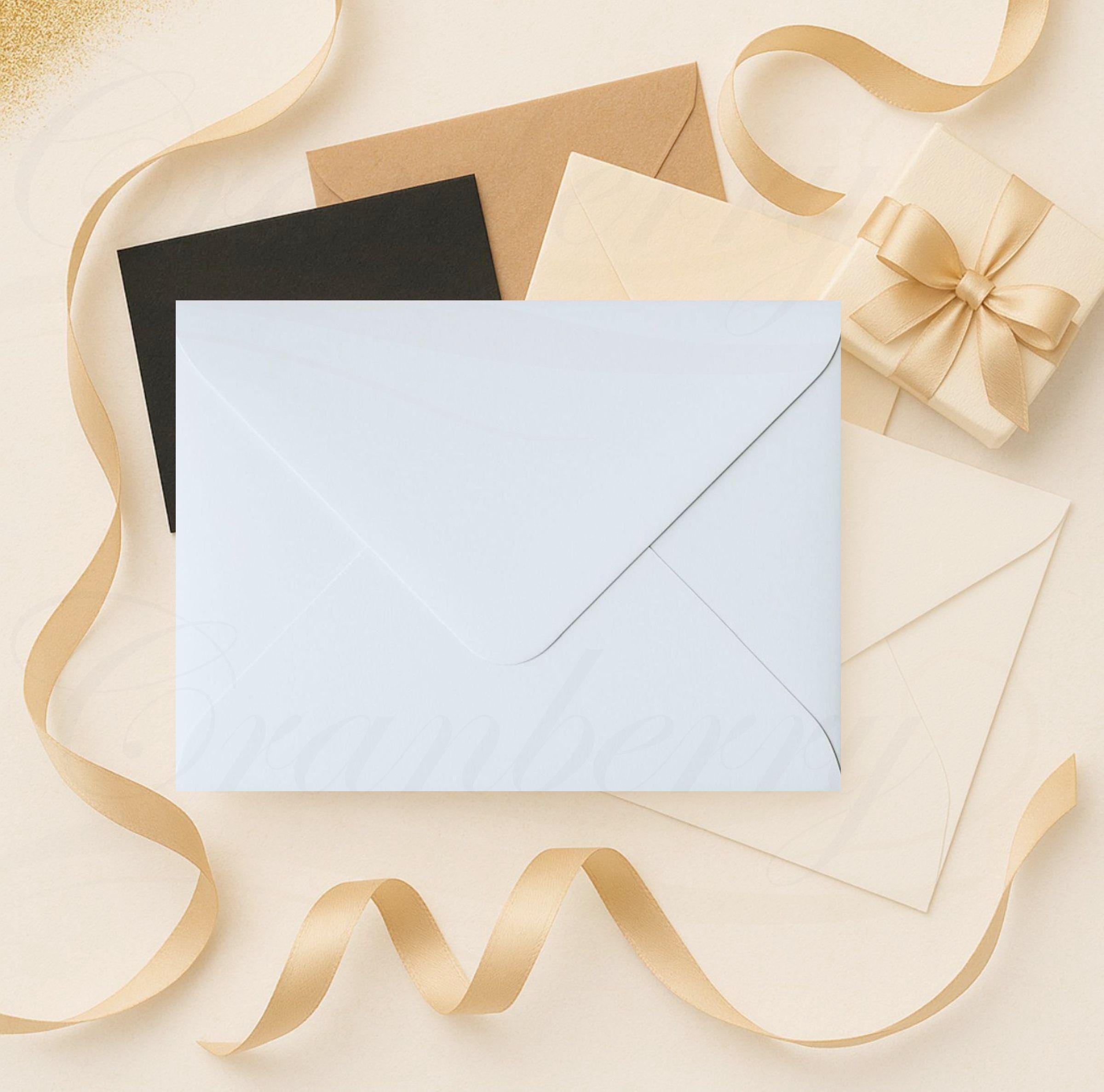 10 Weiße Quadratische Umschläge 16,5 X 16,5 Cm – Gummiert, Für Karten Bis 15,5 Cm – Ideal Für Grußkarten