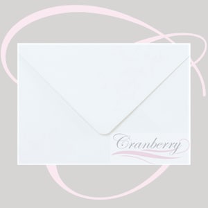 Vellum Envelopes, White Snowflakes, Christmas Leaves Printed 5x7 Envelopes  for Greeting, Business Gift Cards, Postcards and Invitations 