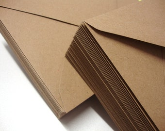 Brown Kraft Fleck Recycled Envelopes - C5, C6, C7, 5" x 7", 165mm, 155mm, 130mm, DL