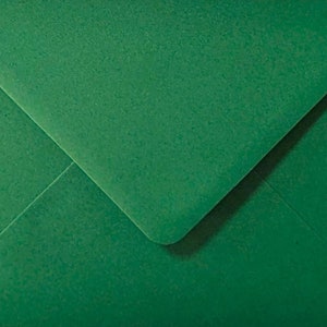 5 "x 7" grüne Umschläge 133 mm x 184 mm gummierte Premium-Qualität 120 g/m² Perfekt für Grußkarten, Weihnachten, Einladungen, Hochzeit Briefpapier
