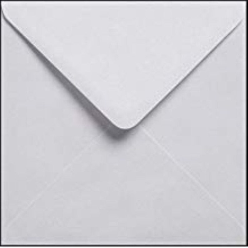 6x6 White Envelopes 100gsm 50 Pack Etsy Australia